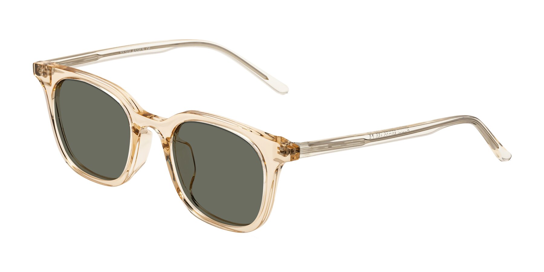 Angle of Gemini in Champagne with Gray Polarized Lenses