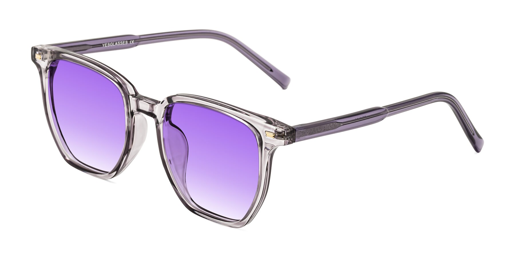 Angle of Lucky in Light Purple with Purple Gradient Lenses