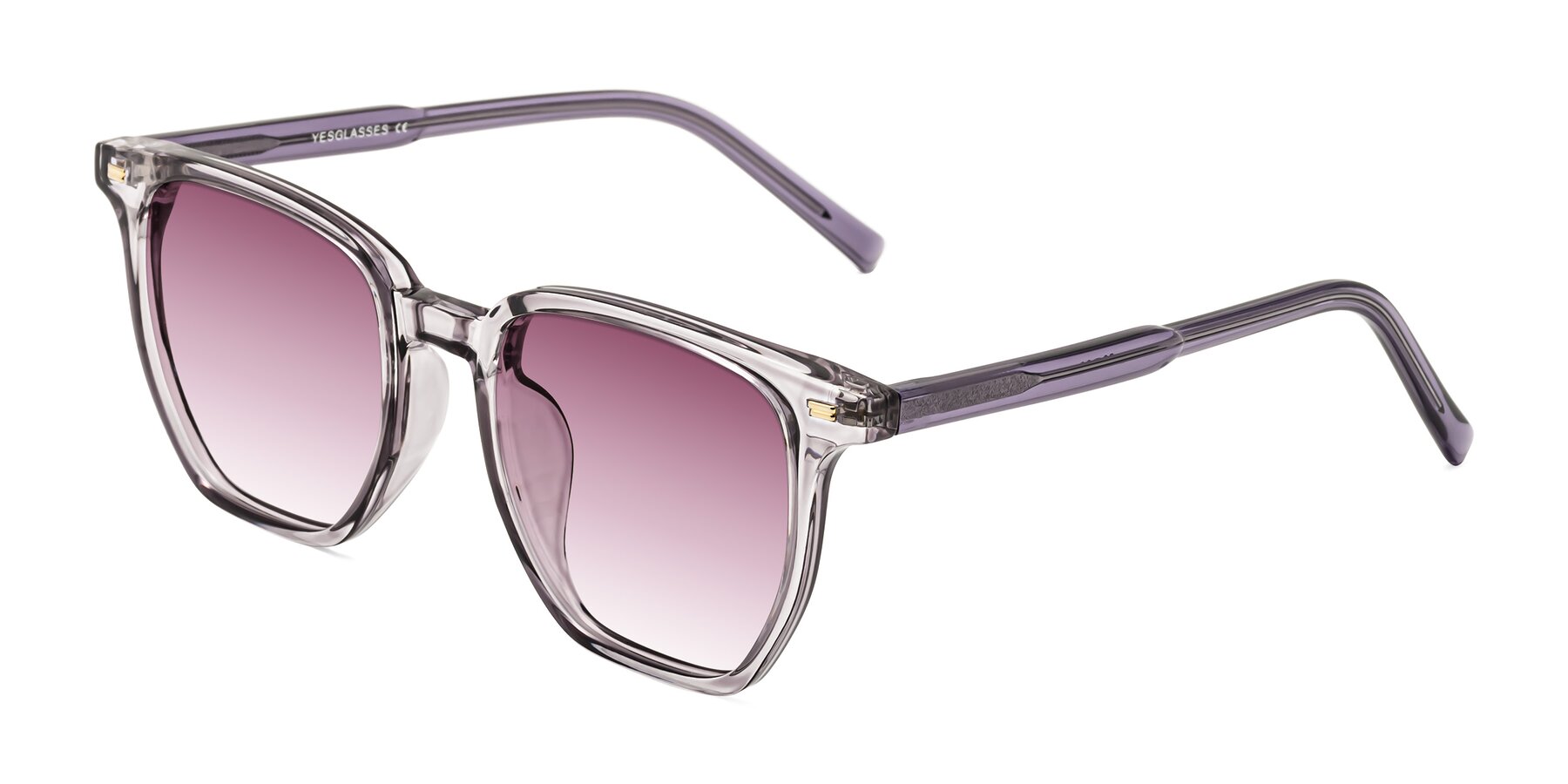 Angle of Lucky in Light Purple with Wine Gradient Lenses