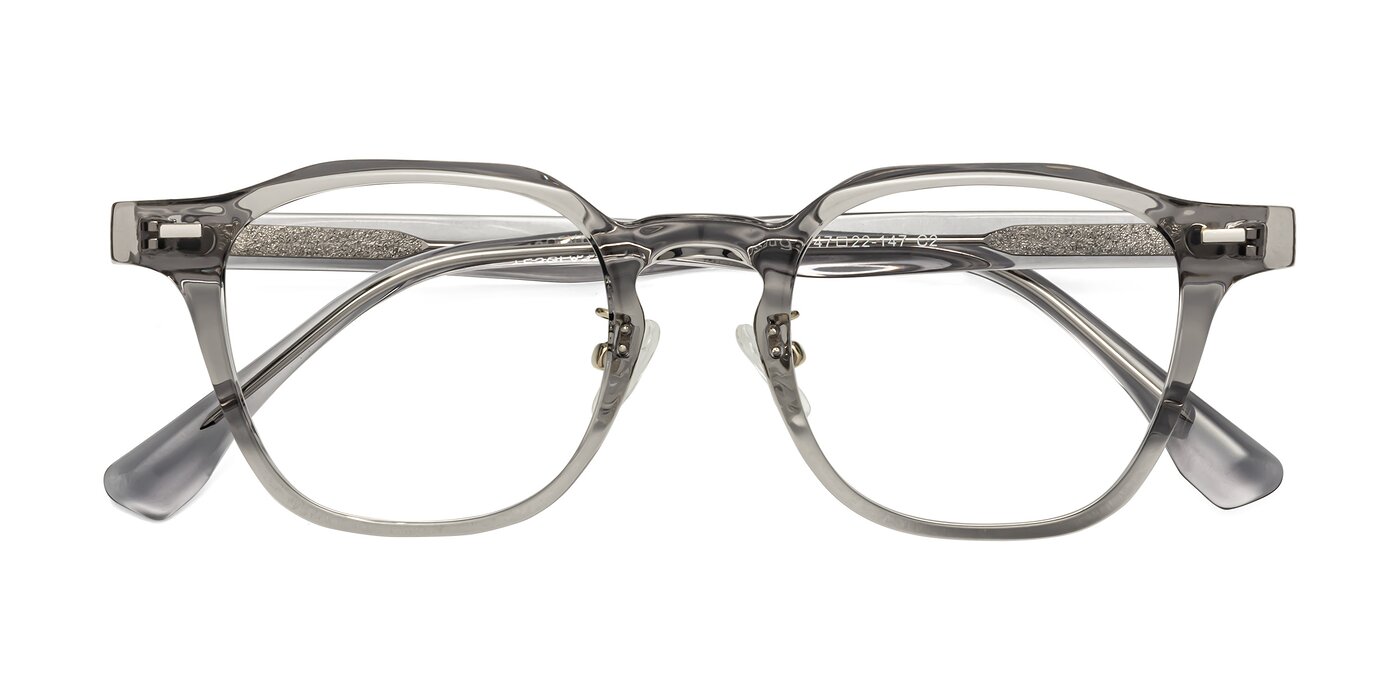 Mississauga - Translucent Gray Eyeglasses