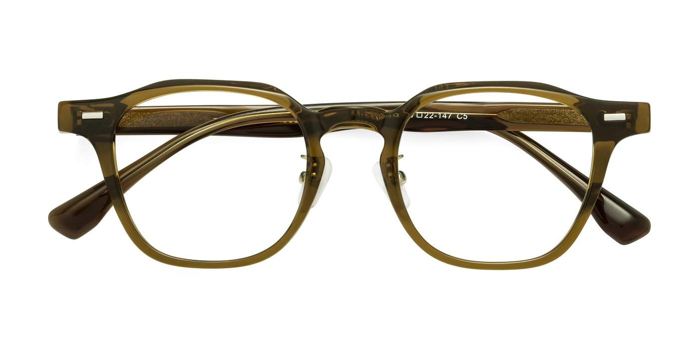 Mississauga - Muddy Brown Eyeglasses