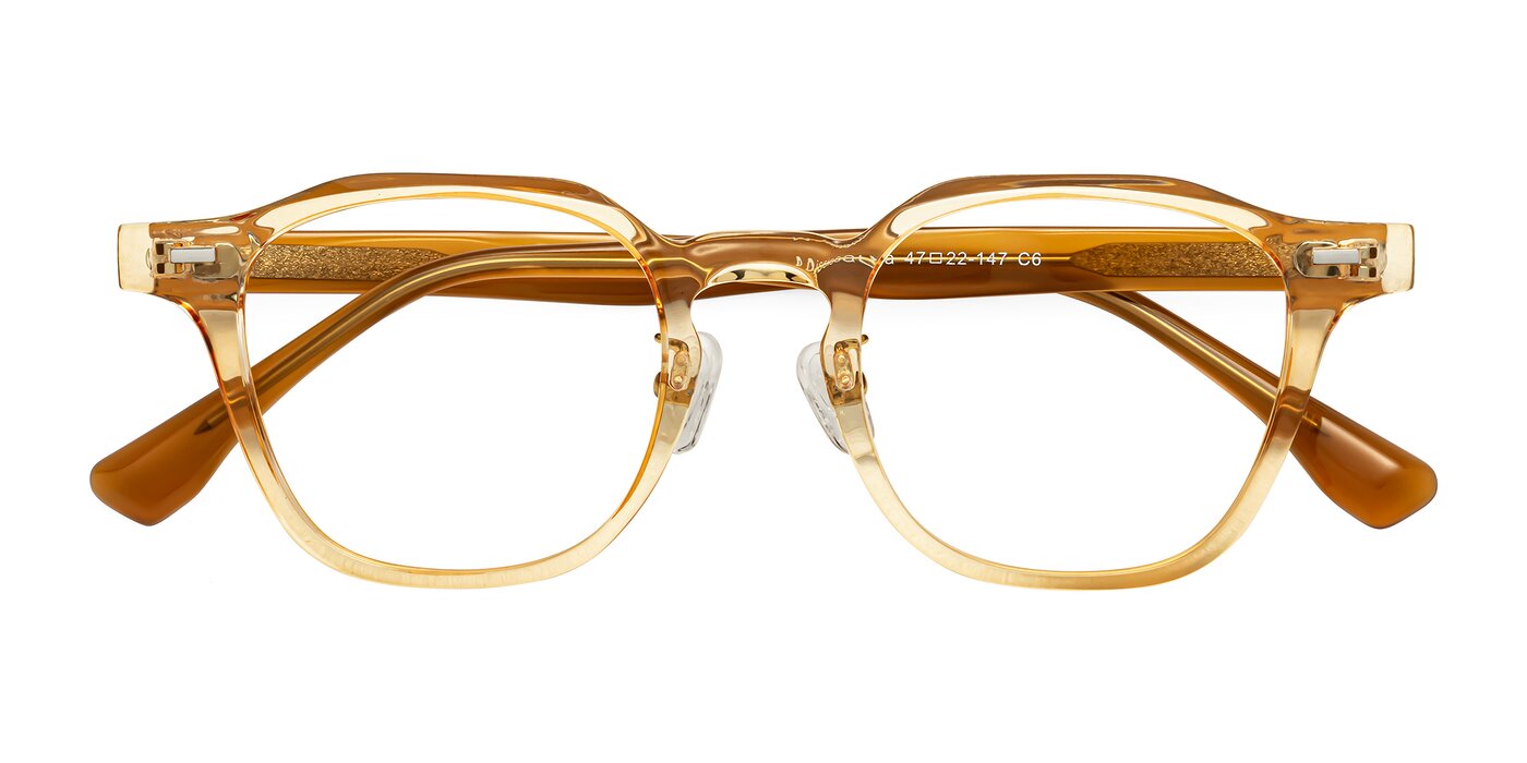 Mississauga - Amber Eyeglasses
