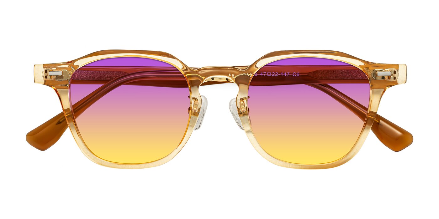 Mississauga - Amber Gradient Sunglasses