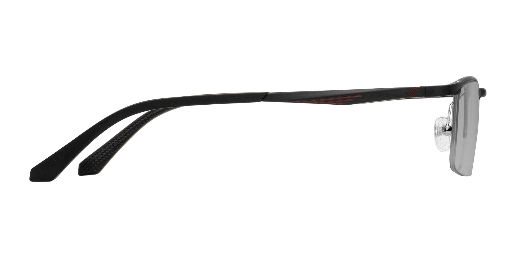 Side of CX6236 in Black with Light Gray Tinted Lenses