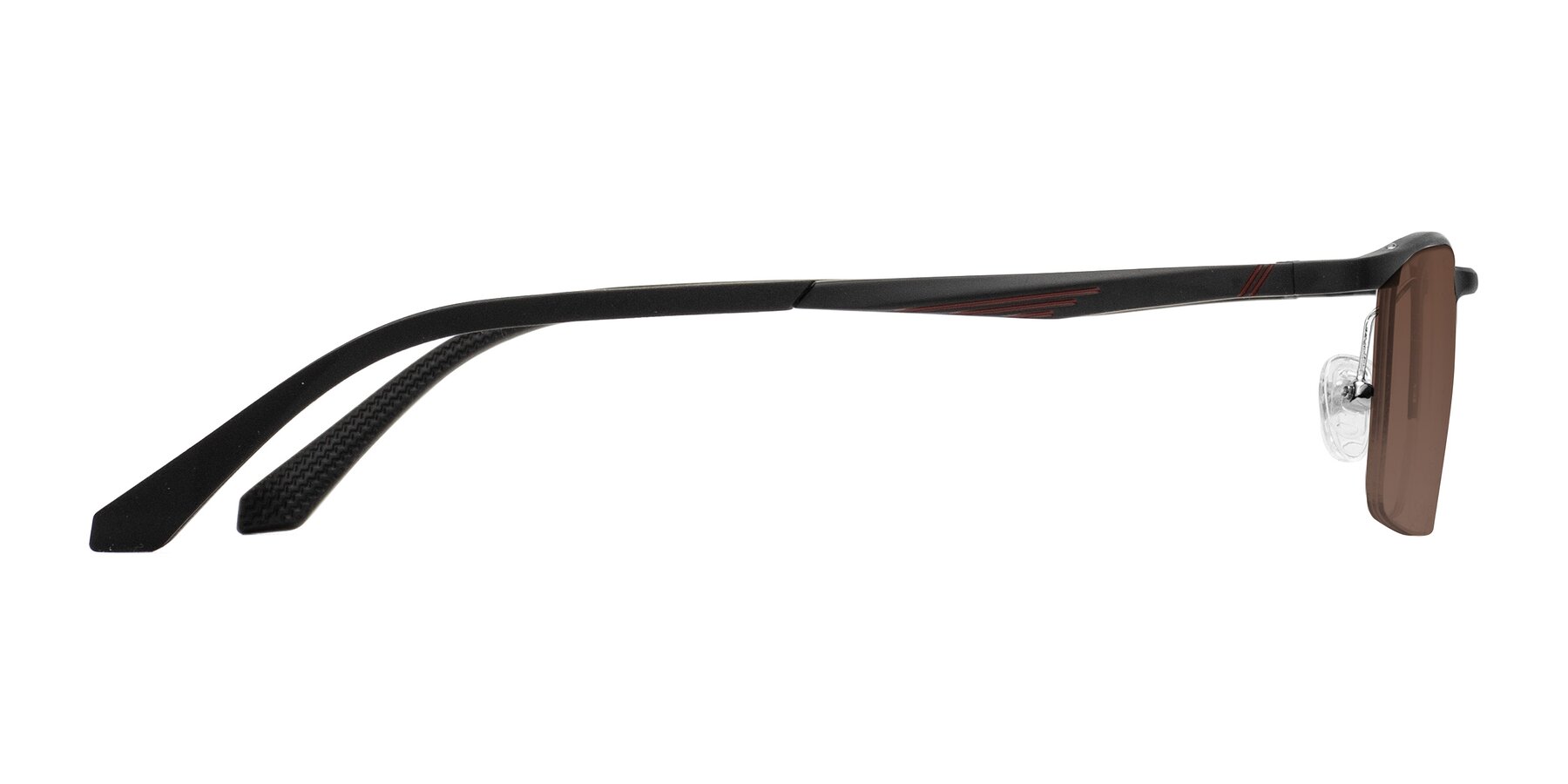 Side of CX6236 in Black with Brown Tinted Lenses