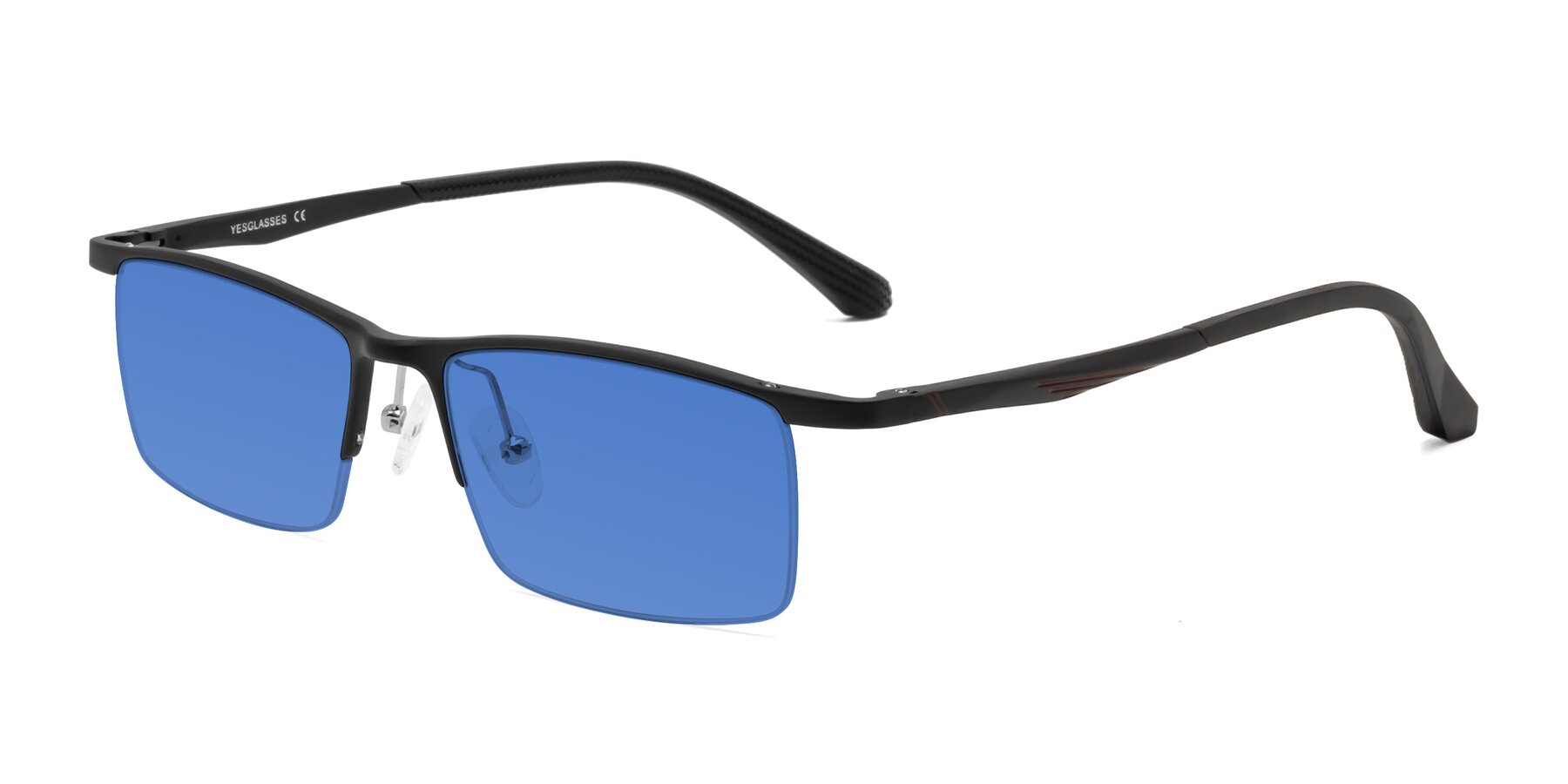 Angle of CX6236 in Black with Blue Tinted Lenses