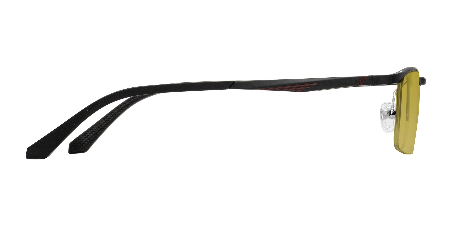 Side of CX6236 in Black with Champagne Tinted Lenses