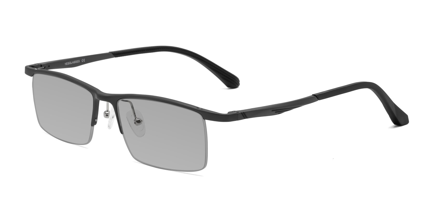 Angle of CX6236 in Gunmetal with Light Gray Tinted Lenses