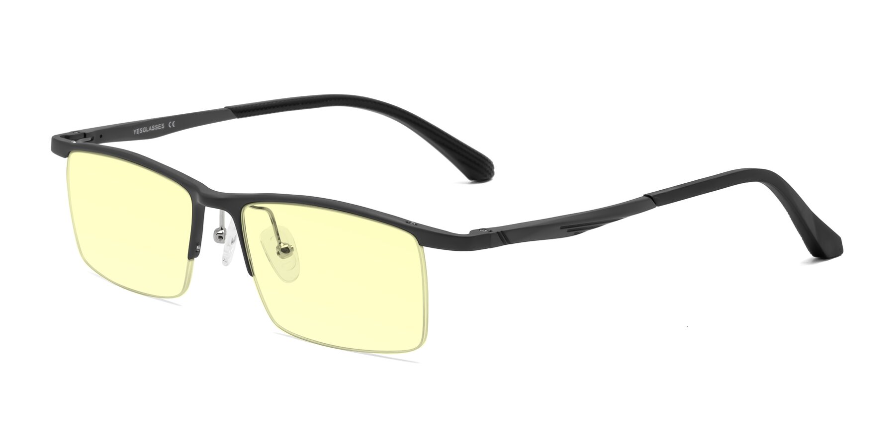 Angle of CX6236 in Gunmetal with Light Yellow Tinted Lenses