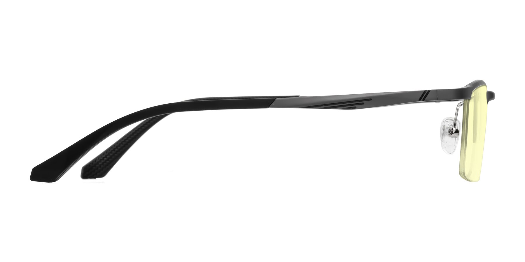 Side of CX6236 in Gunmetal with Light Yellow Tinted Lenses