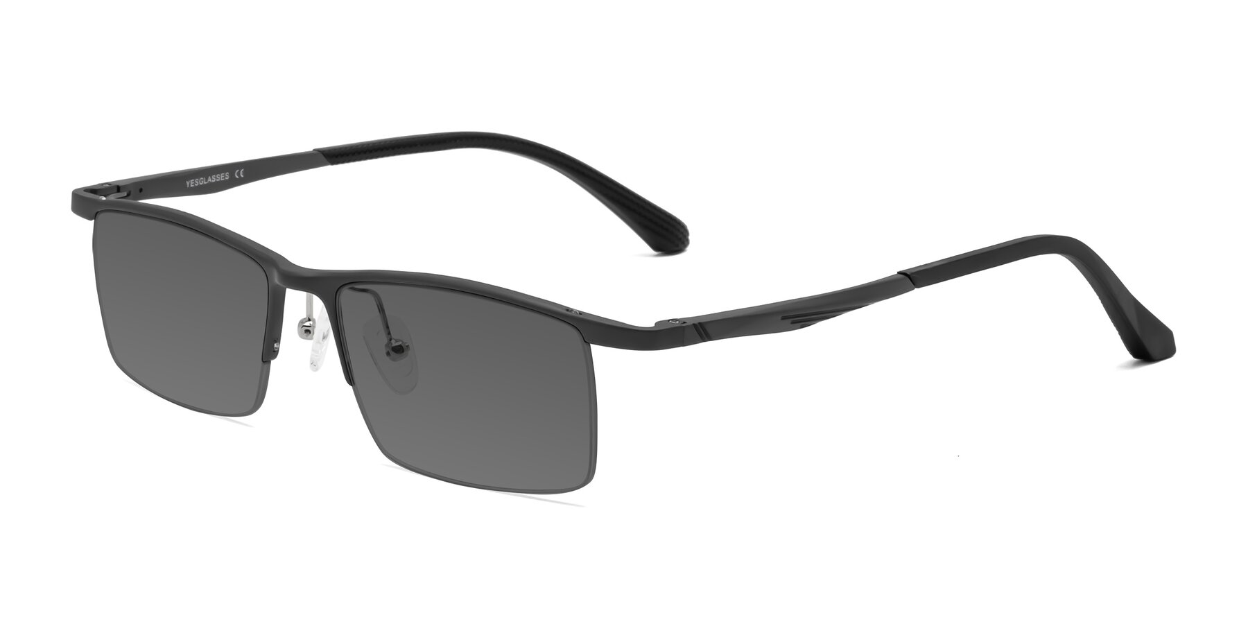 Angle of CX6236 in Gunmetal with Medium Gray Tinted Lenses