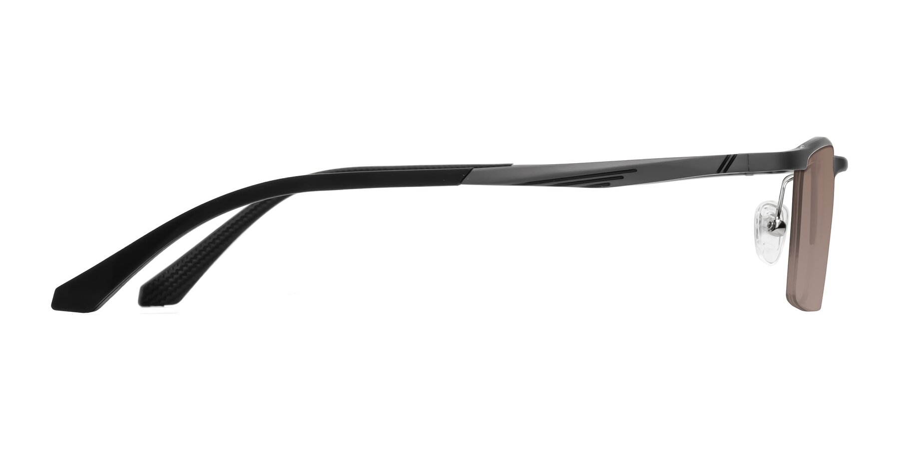 Side of CX6236 in Gunmetal with Medium Brown Tinted Lenses