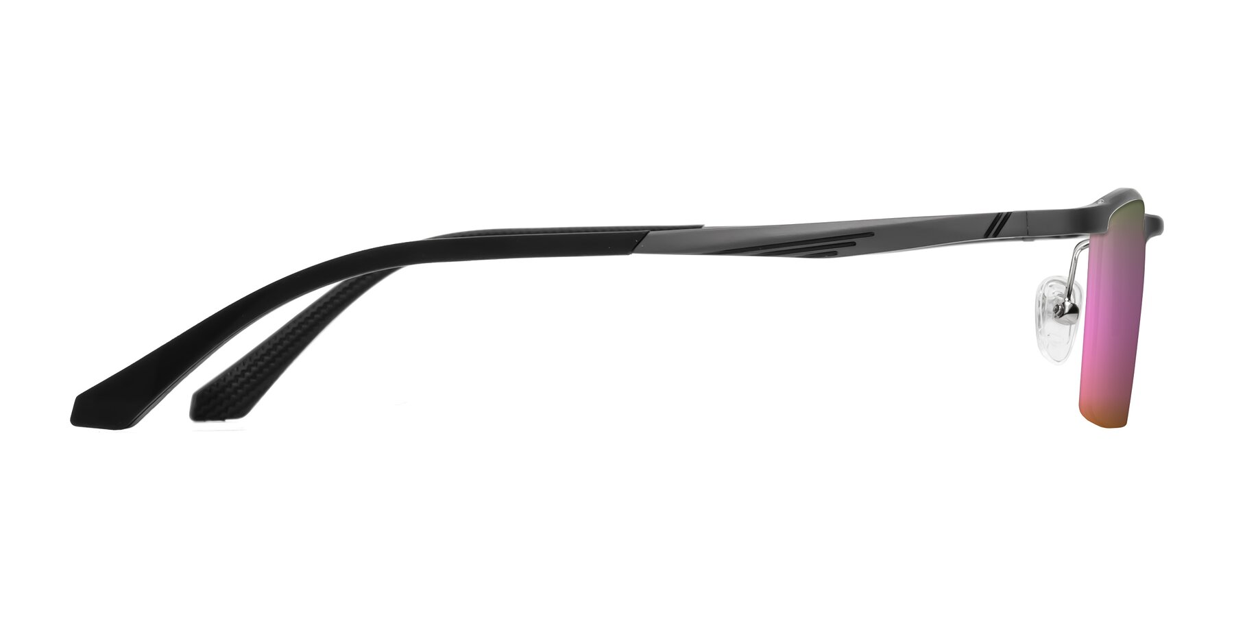 Side of CX6236 in Gunmetal with Pink Mirrored Lenses