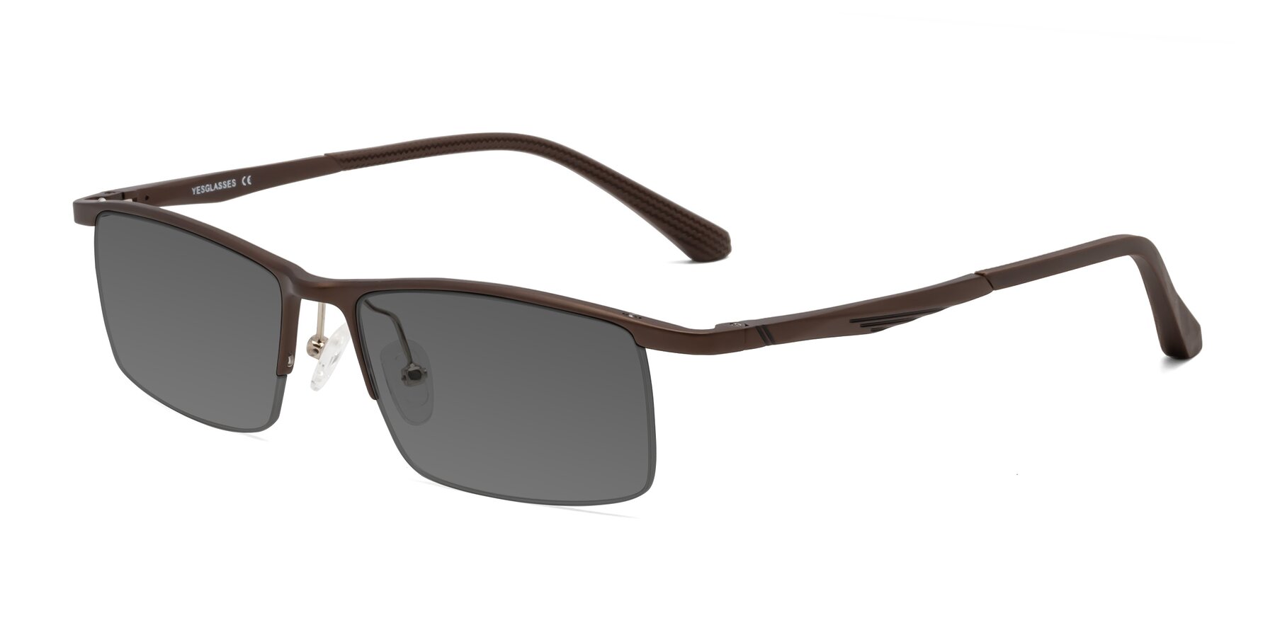 Angle of CX6236 in Coffee with Medium Gray Tinted Lenses