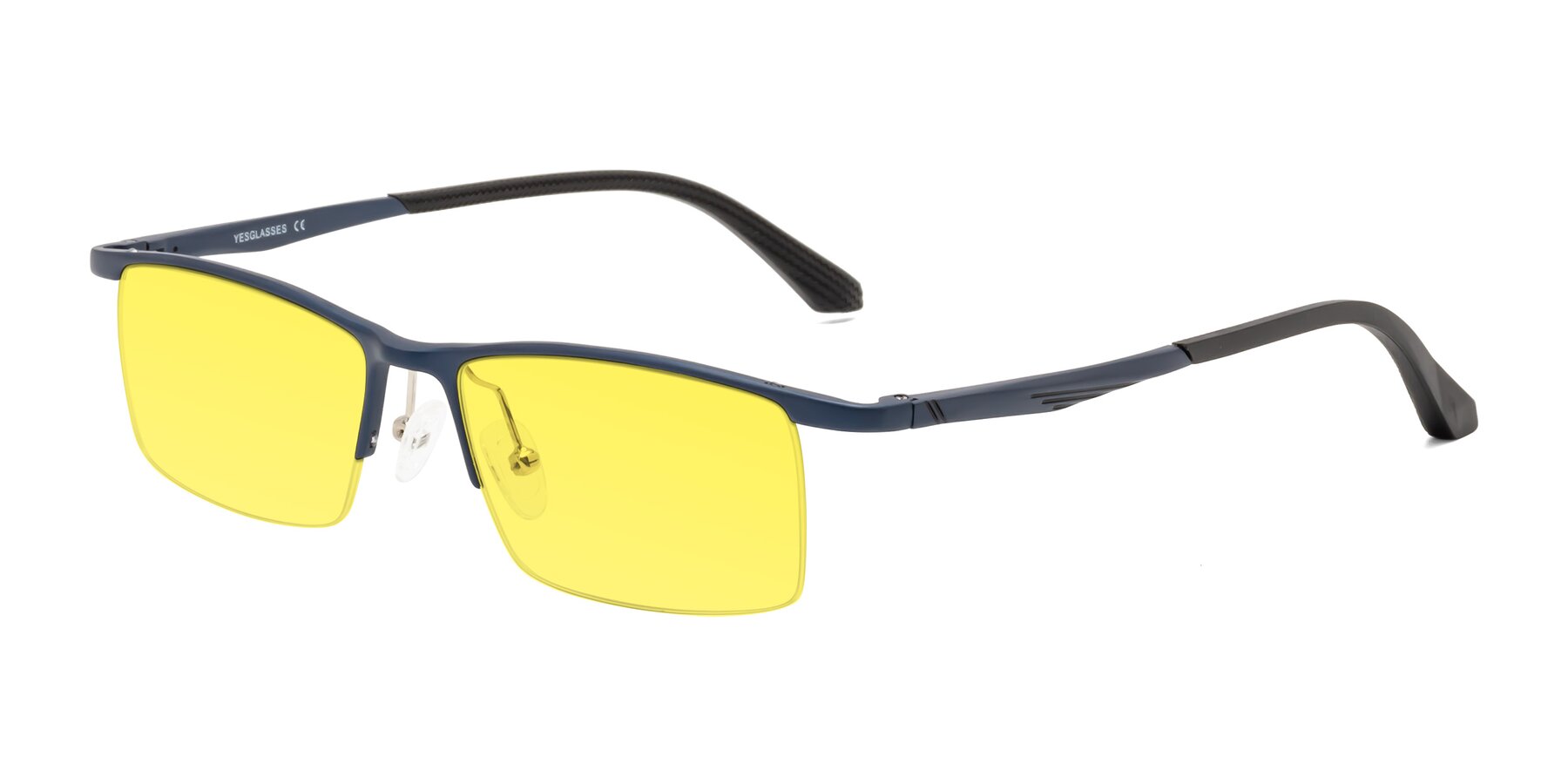 Angle of CX6236 in Blue with Medium Yellow Tinted Lenses