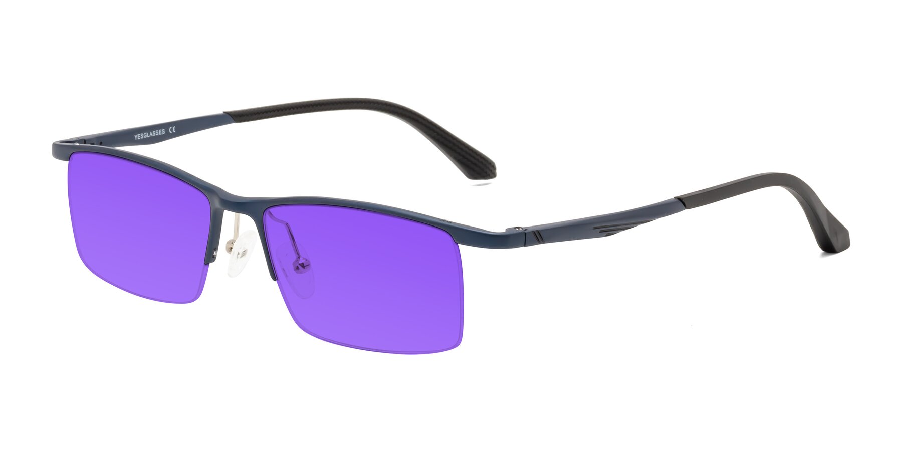 Angle of CX6236 in Blue with Purple Tinted Lenses