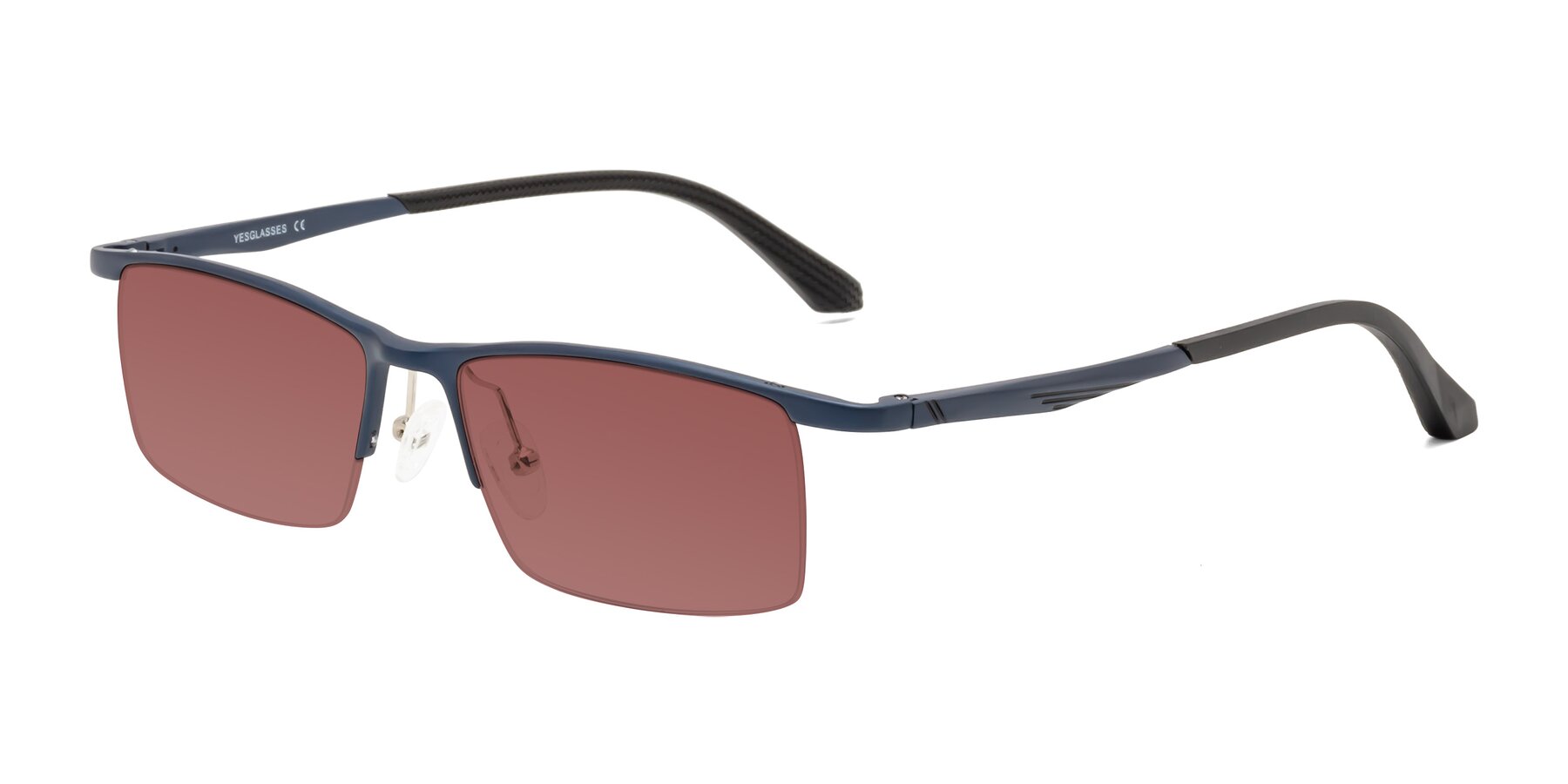 Angle of CX6236 in Blue with Garnet Tinted Lenses
