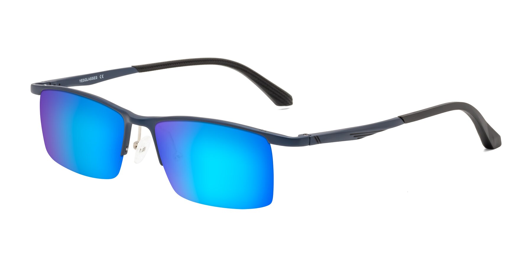 Angle of CX6236 in Blue with Blue Mirrored Lenses