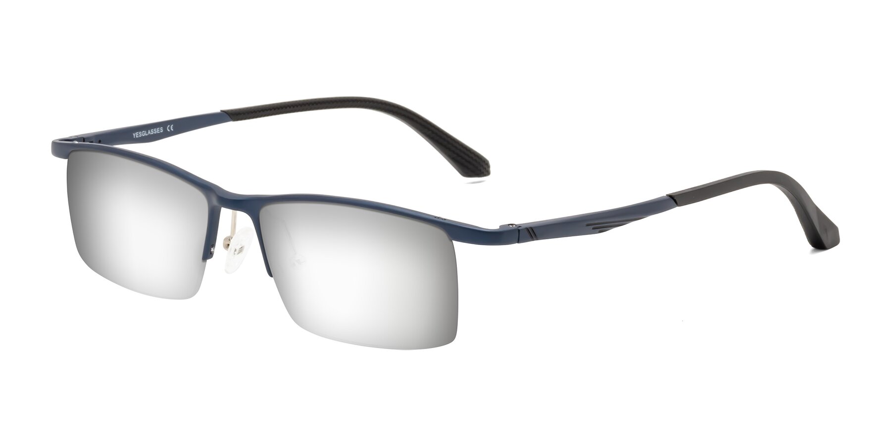 Angle of CX6236 in Blue with Silver Mirrored Lenses