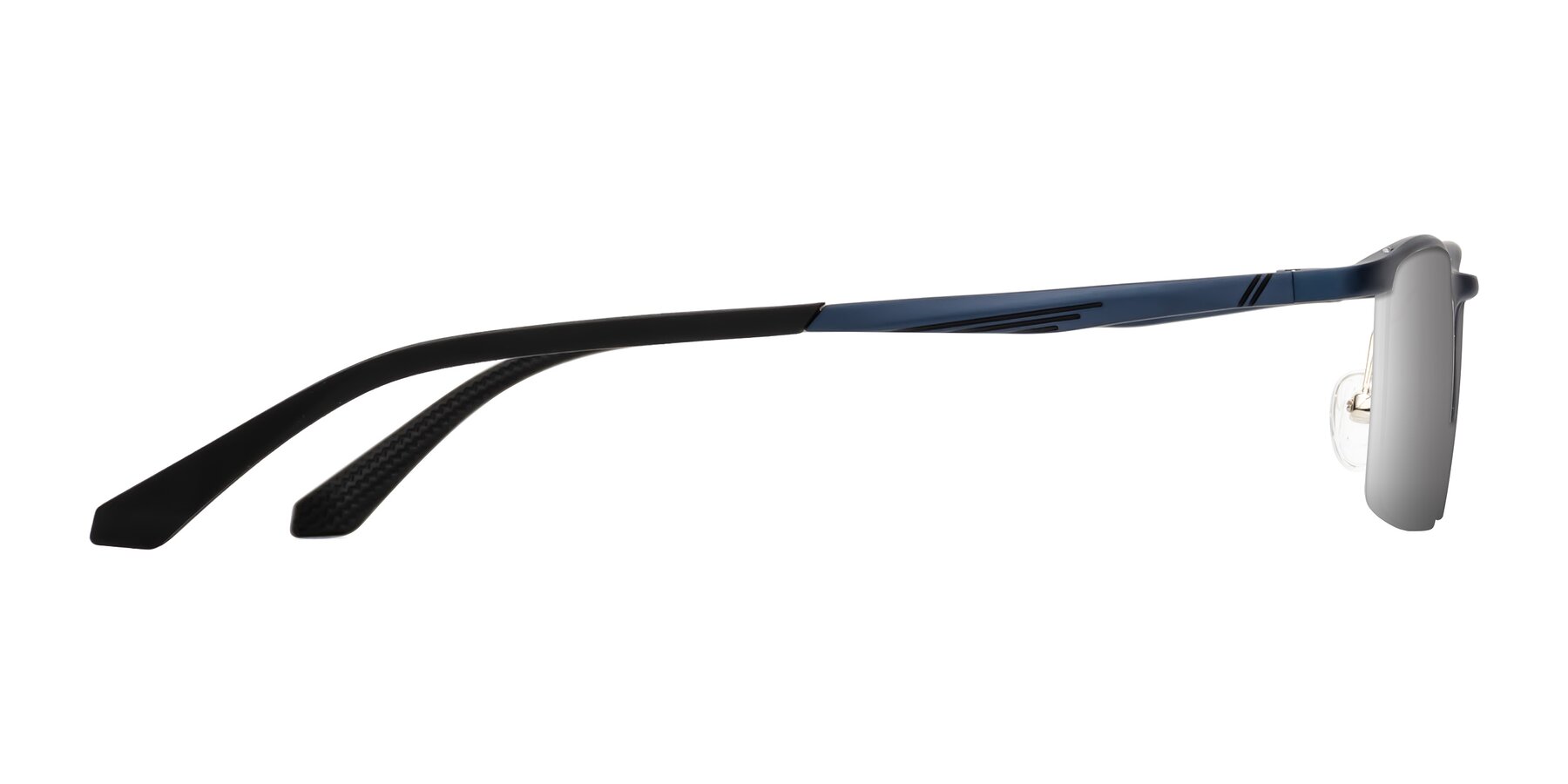 Side of CX6236 in Blue with Silver Mirrored Lenses