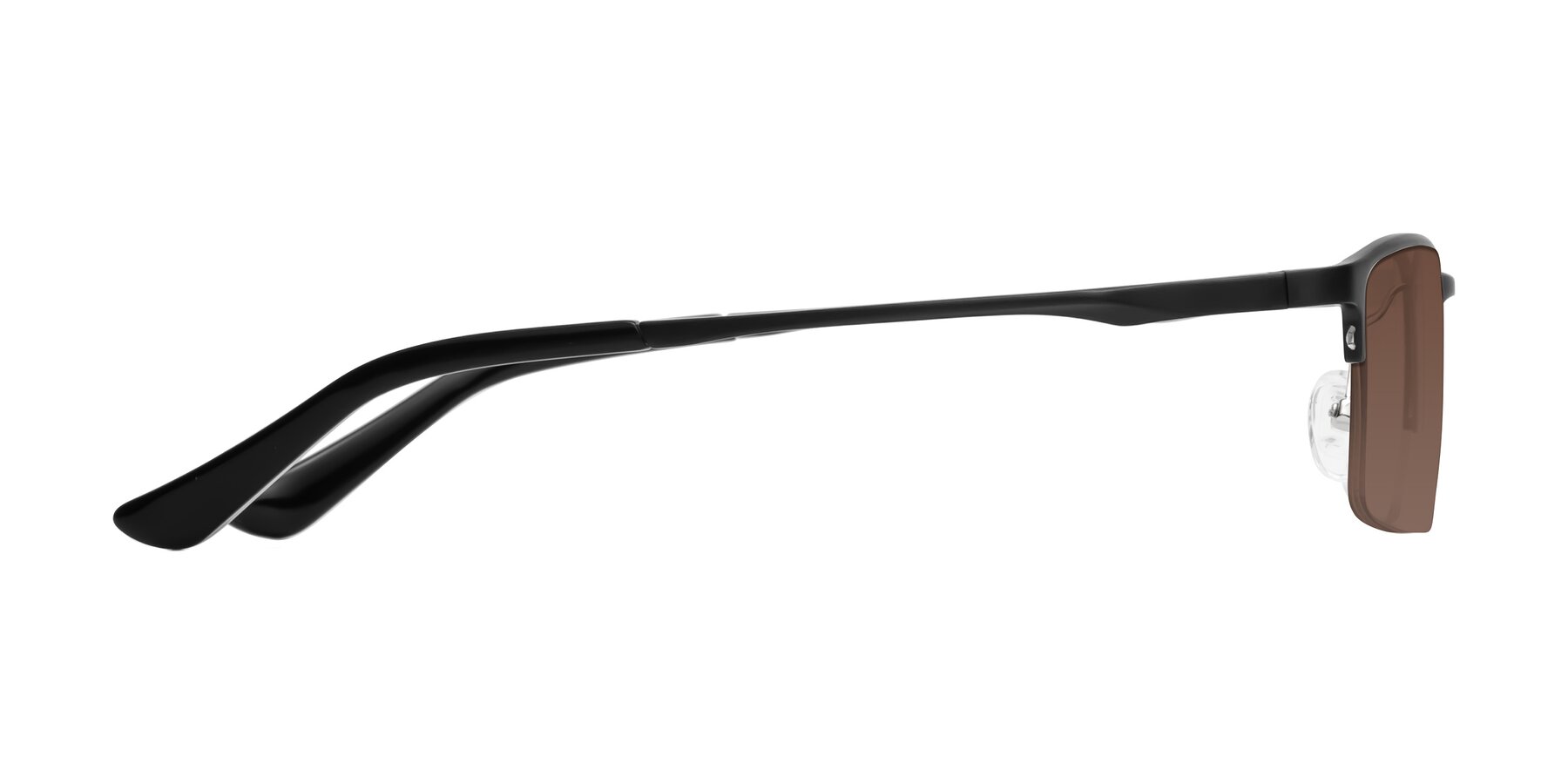 Side of CX6263 in Black with Brown Tinted Lenses