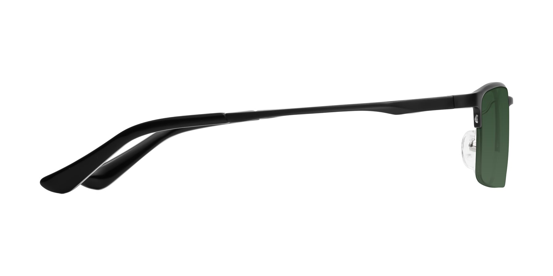 Side of CX6263 in Black with Green Tinted Lenses