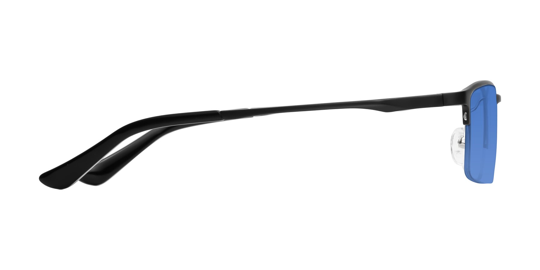 Side of CX6263 in Black with Blue Tinted Lenses
