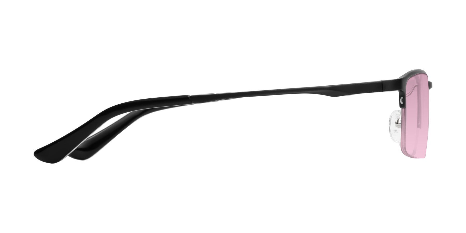 Side of CX6263 in Black with Light Wine Tinted Lenses