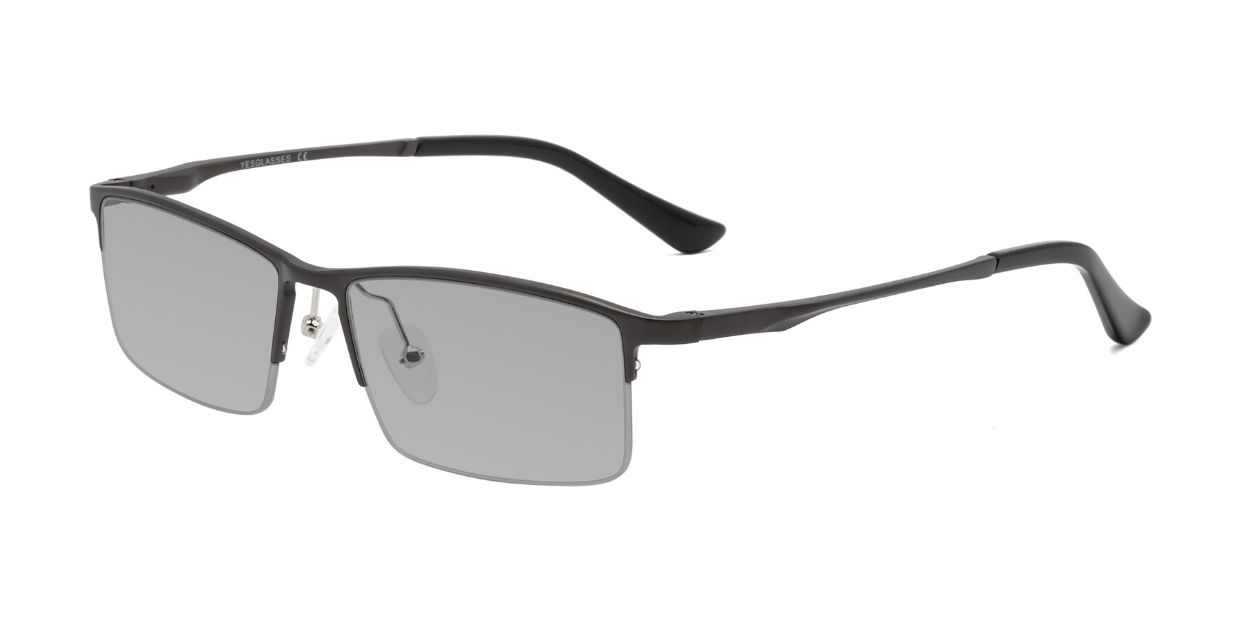 Angle of CX6263 in Gunmetal with Light Gray Tinted Lenses