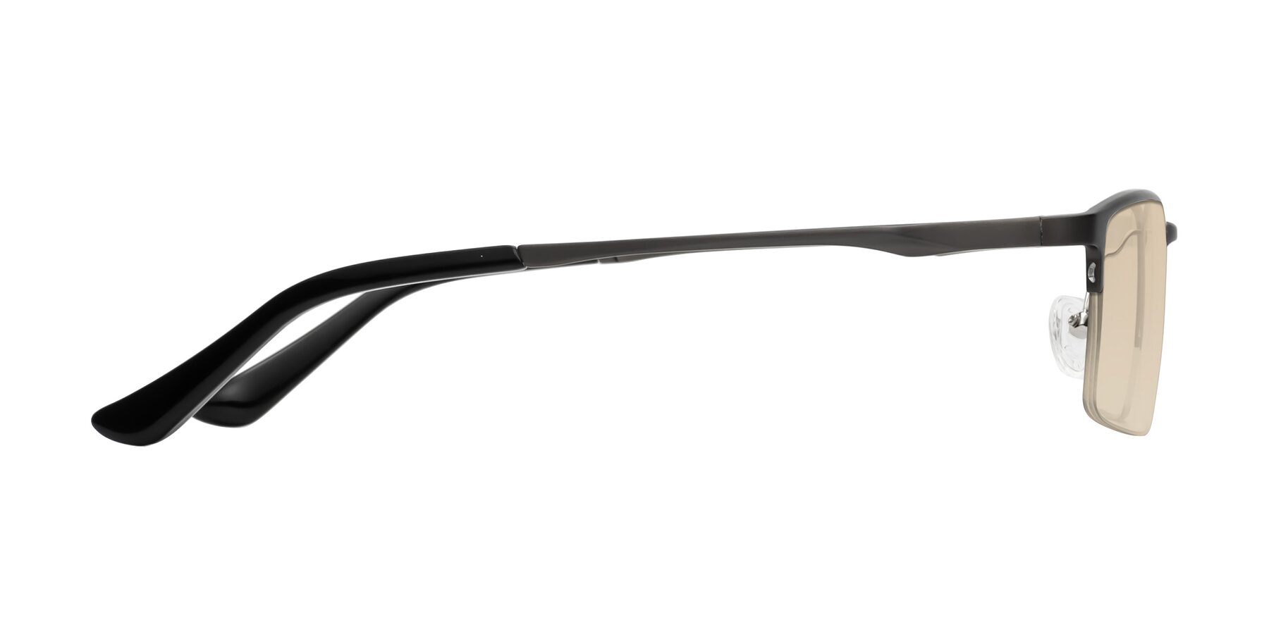 Side of CX6263 in Gunmetal with Light Brown Tinted Lenses