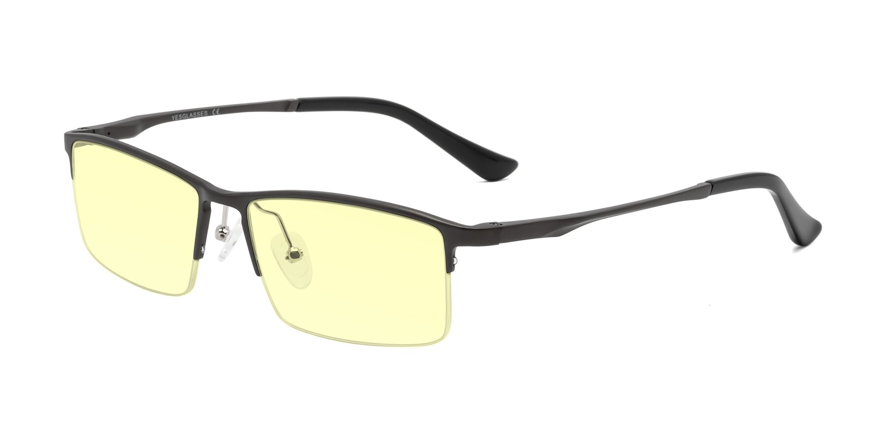Angle of CX6263 in Gunmetal with Light Yellow Tinted Lenses