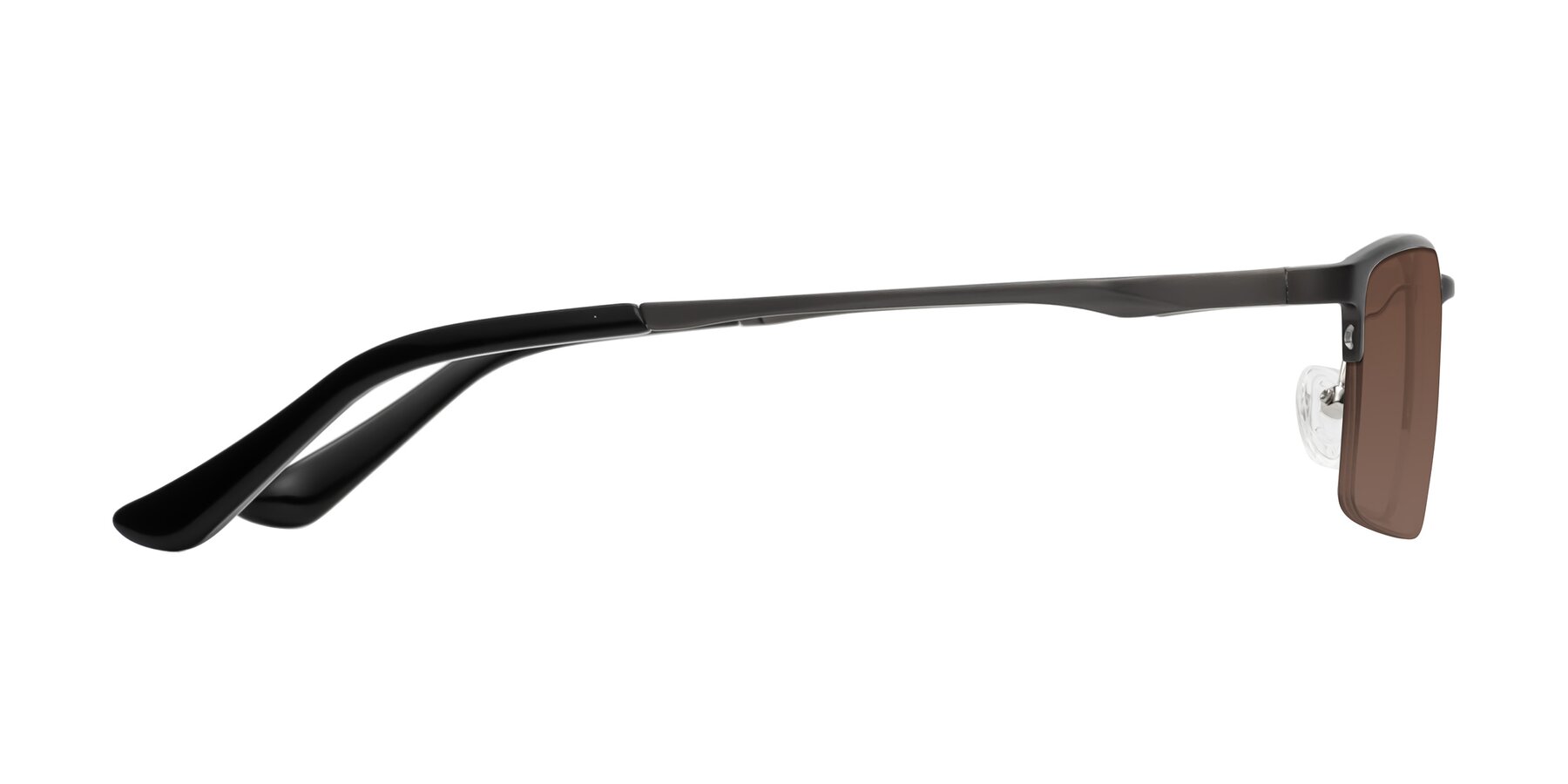 Side of CX6263 in Gunmetal with Brown Tinted Lenses
