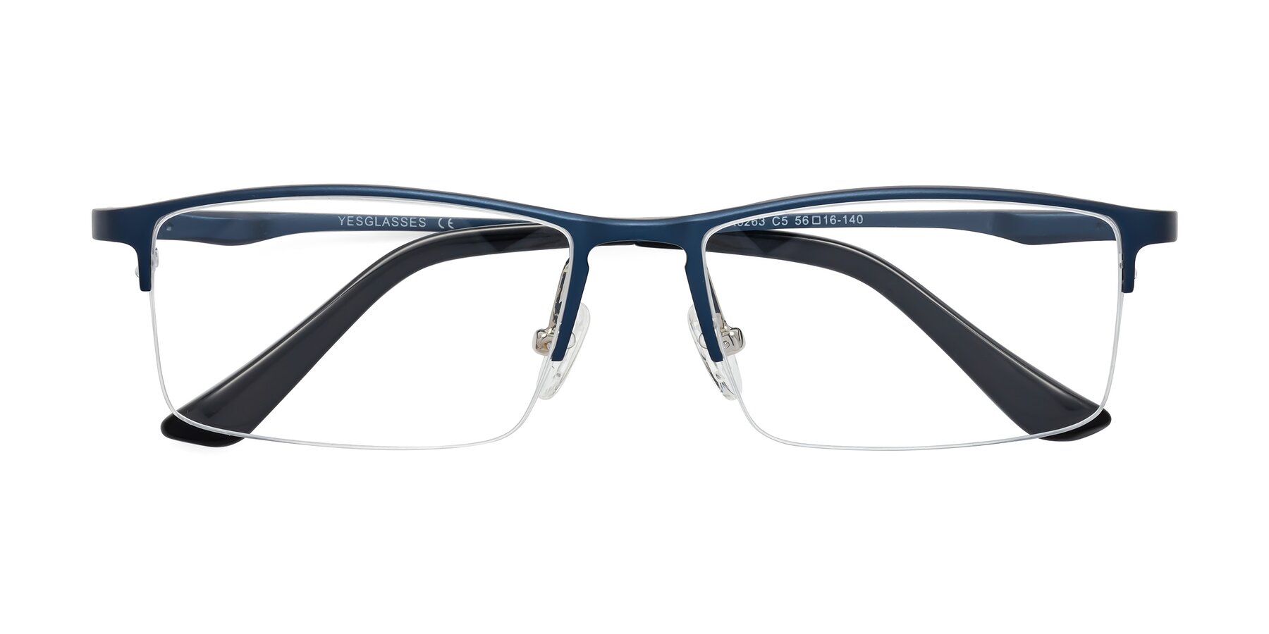 Folded Front of CX6263 in Blue with Clear Blue Light Blocking Lenses
