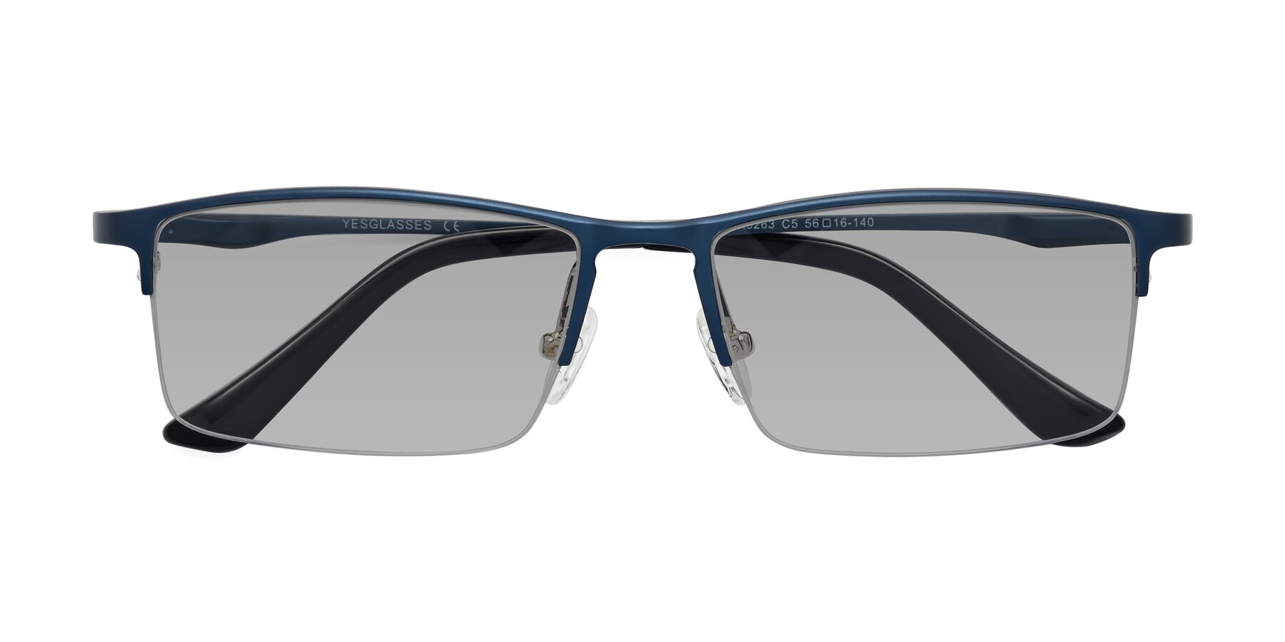 Folded Front of CX6263 in Blue with Light Gray Tinted Lenses