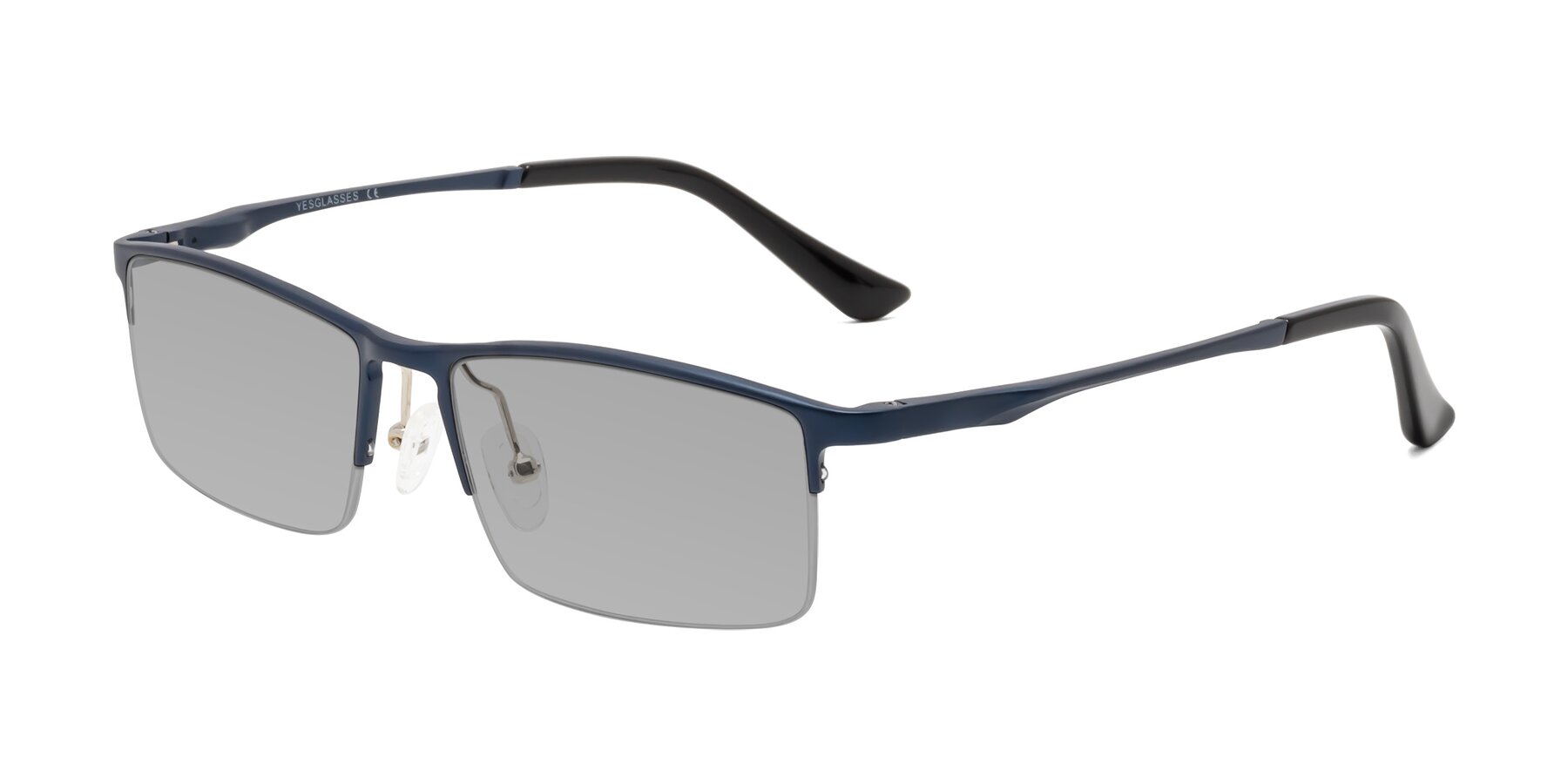 Angle of CX6263 in Blue with Light Gray Tinted Lenses