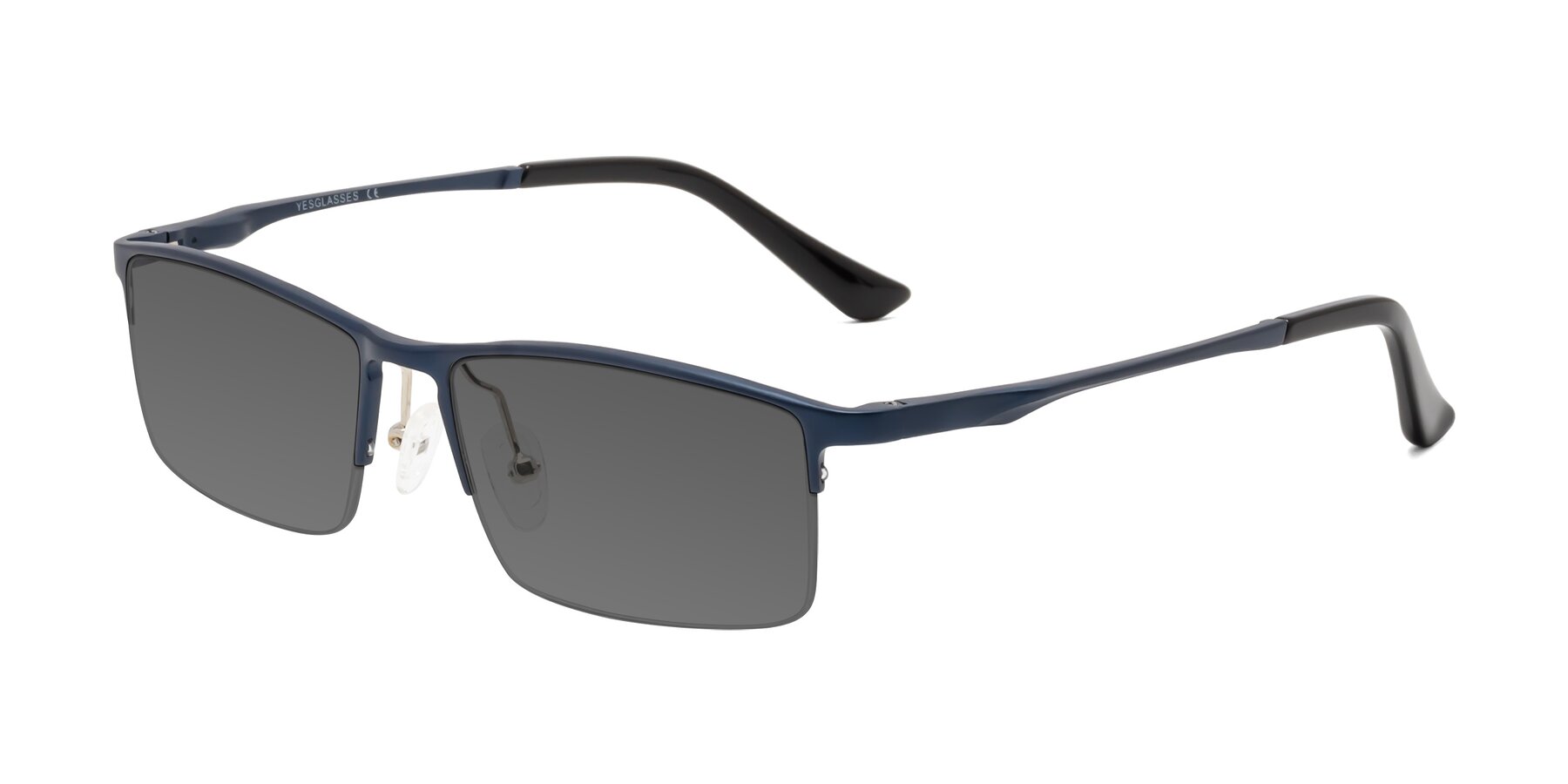 Angle of CX6263 in Blue with Medium Gray Tinted Lenses
