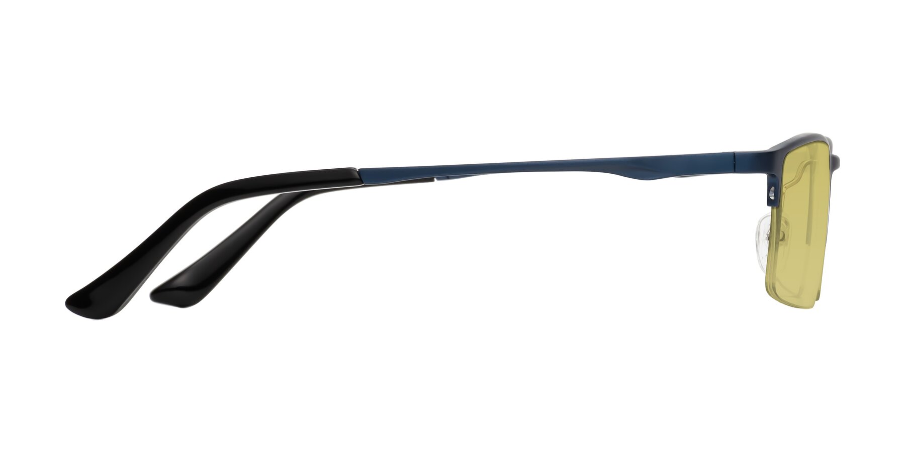 Side of CX6263 in Blue with Medium Champagne Tinted Lenses