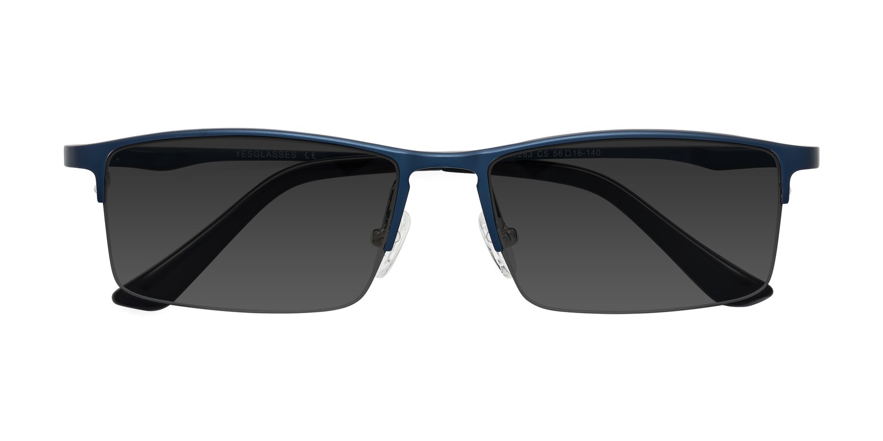 Folded Front of CX6263 in Blue with Gray Tinted Lenses