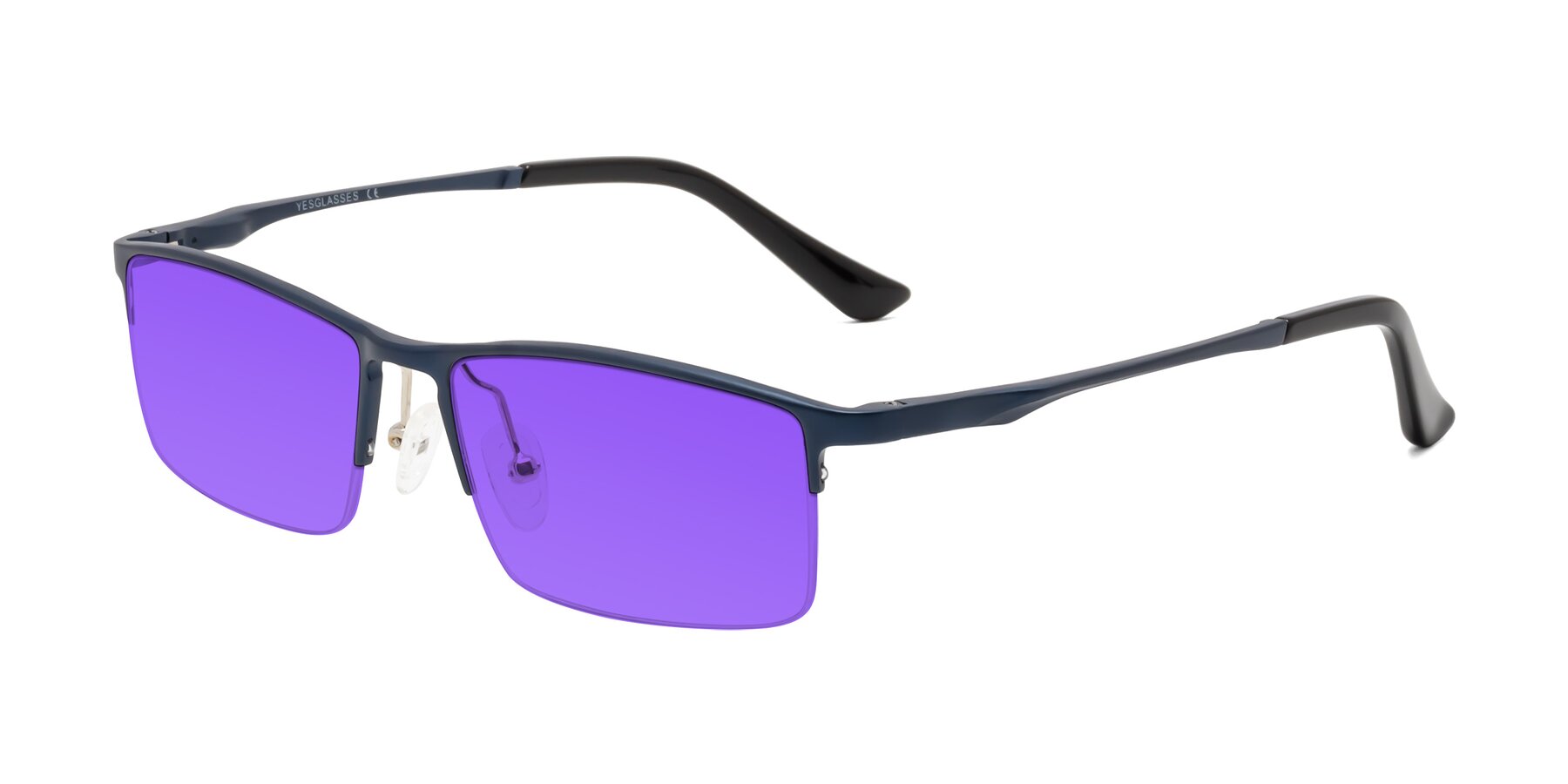 Angle of CX6263 in Blue with Purple Tinted Lenses