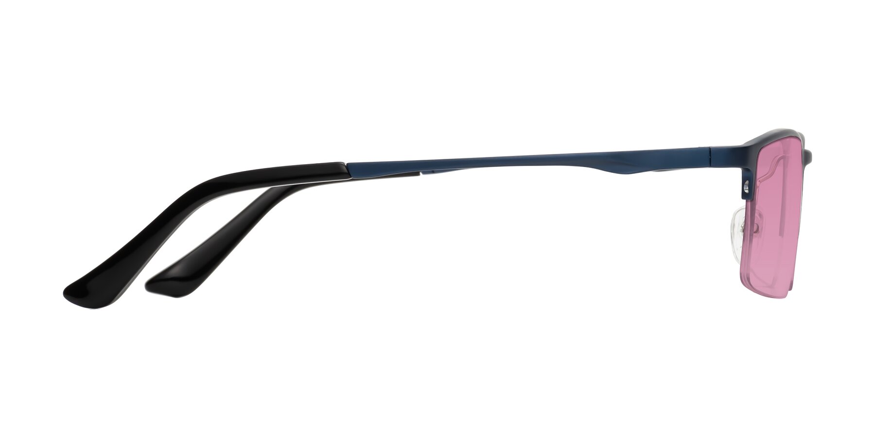 Side of CX6263 in Blue with Medium Wine Tinted Lenses