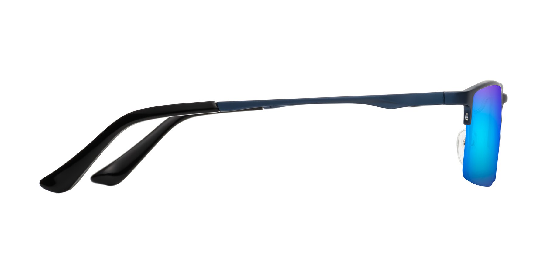 Side of CX6263 in Blue with Blue Mirrored Lenses