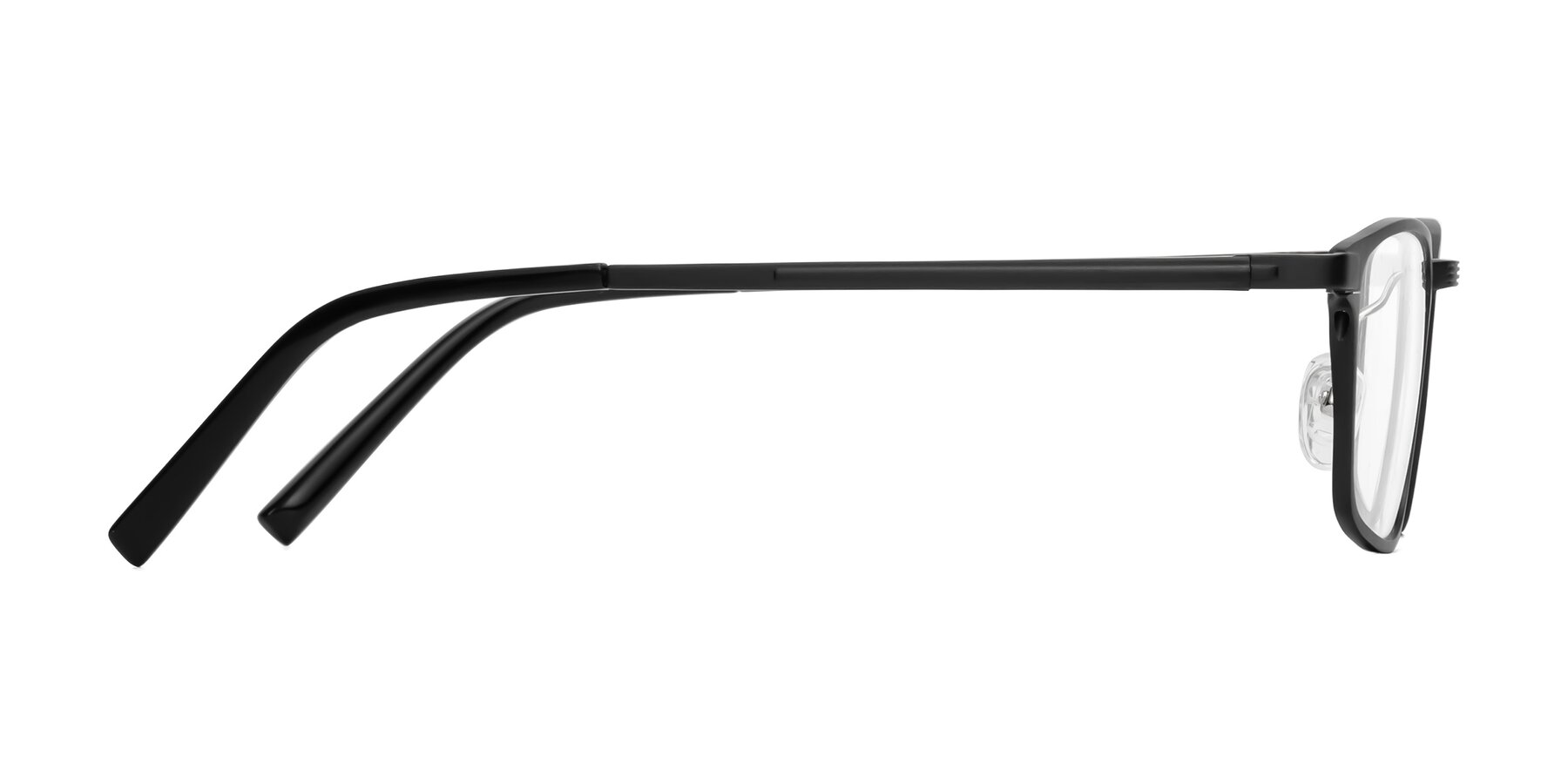 Side of CX6298 in Black with Clear Blue Light Blocking Lenses