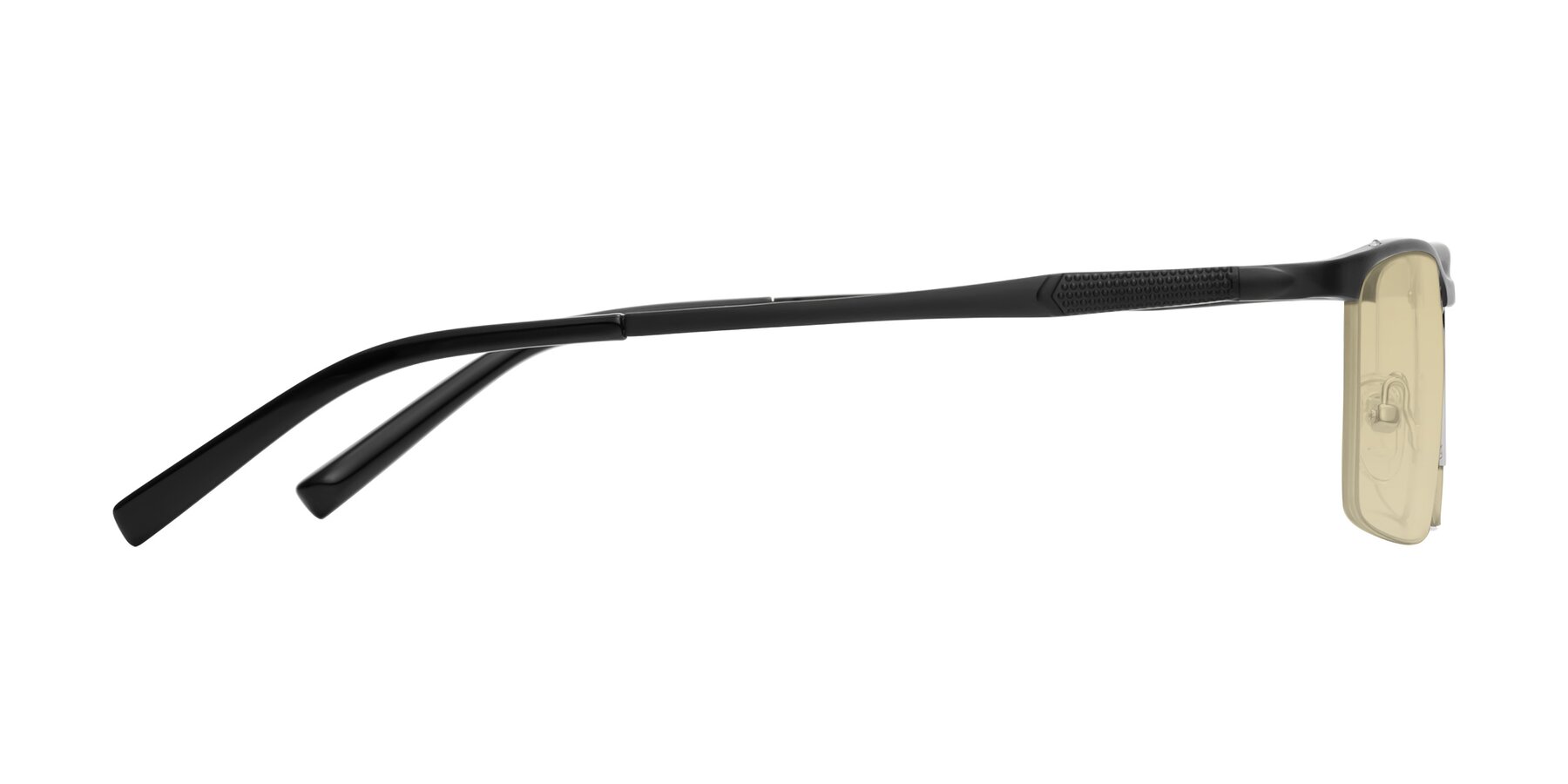 Side of CX6303 in Black with Light Champagne Tinted Lenses