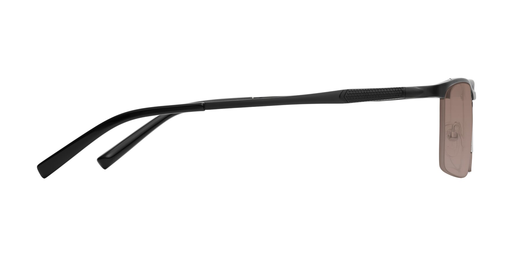 Side of CX6303 in Black with Medium Brown Tinted Lenses