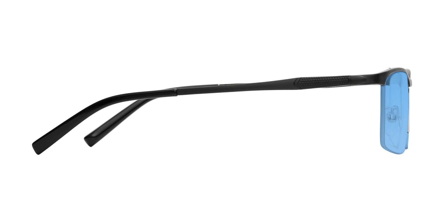 Side of CX6303 in Black with Medium Blue Tinted Lenses