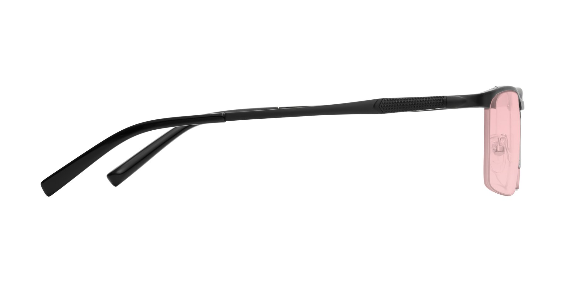 Side of CX6303 in Black with Light Garnet Tinted Lenses