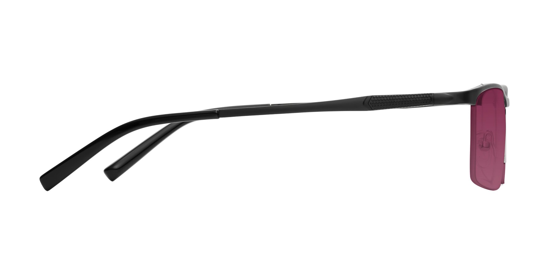 Side of CX6303 in Black with Wine Tinted Lenses