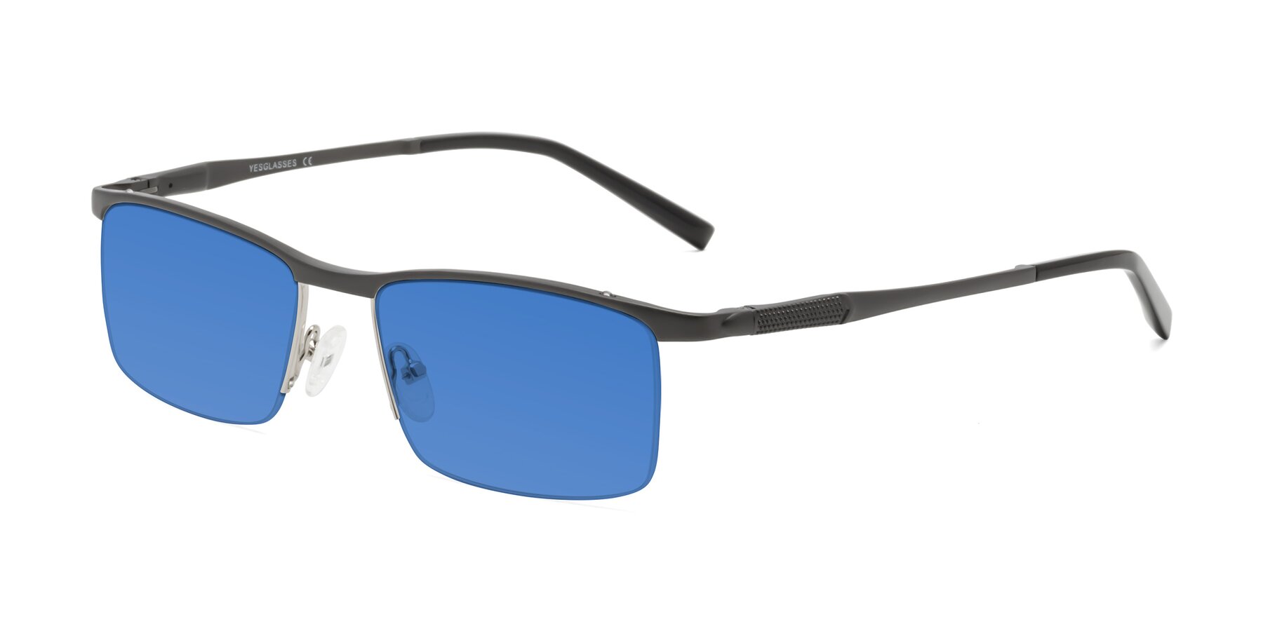 Angle of CX6303 in Gunmetal with Blue Tinted Lenses
