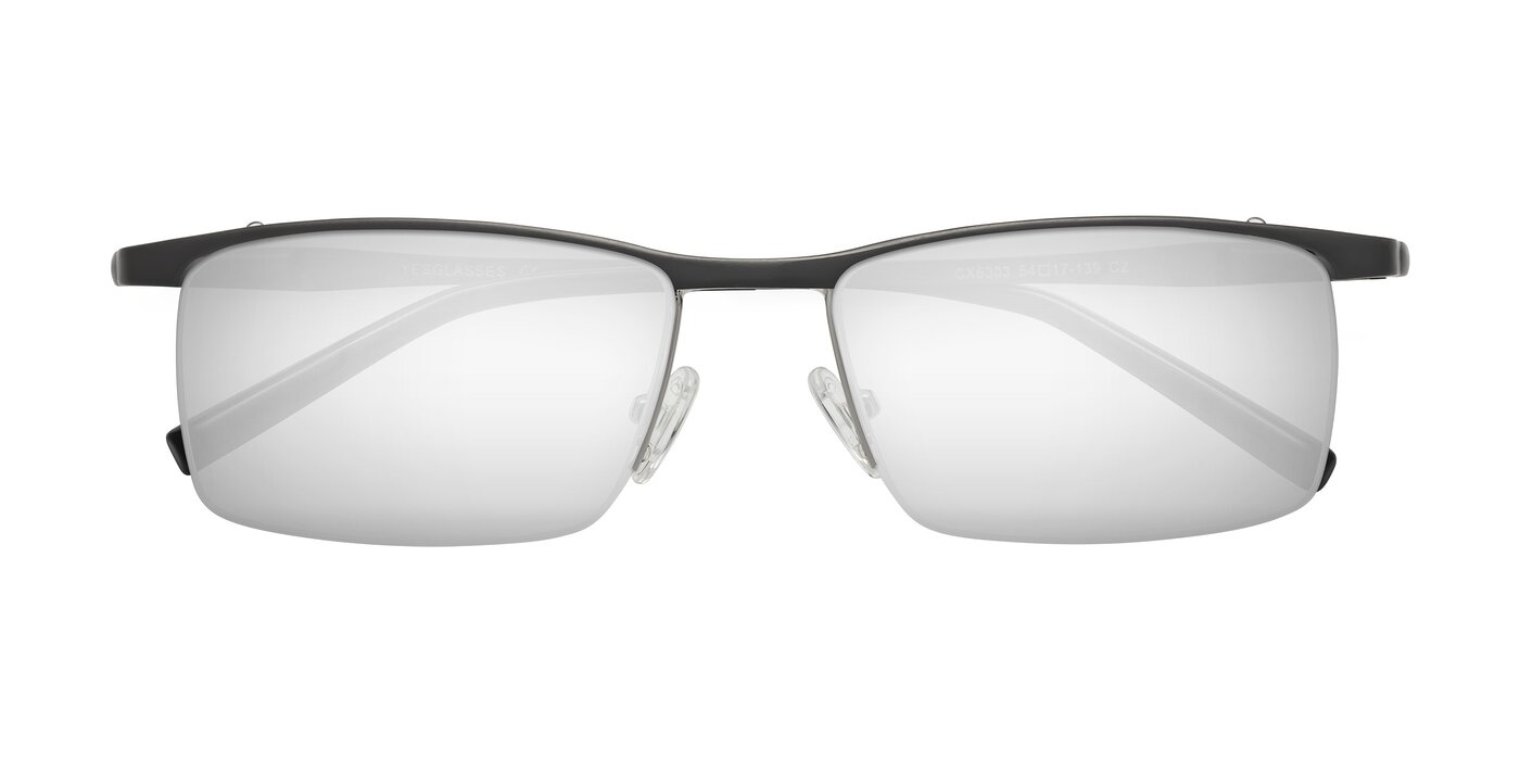 CX6303 - Gunmetal Flash Mirrored Sunglasses