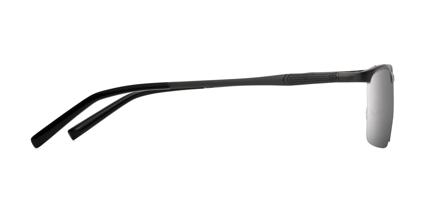 Side of CX6303 in Gunmetal with Silver Mirrored Lenses